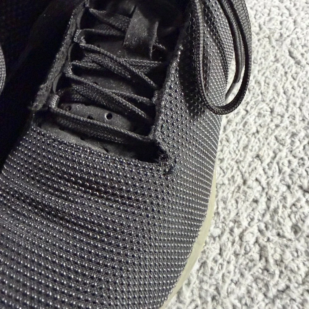 NOBULL Black SuperFabric Training Shoes Mens 8.5 Womens 10 Low Top Sneakers
